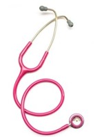 Pinkfarbenes Stethoskop